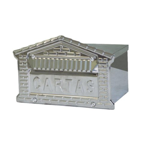 Caixa de Correio Cartas Tijolinho Inox Embutir 15x21x12cm