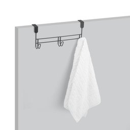 Suporte para Porta com 3 Ganchos Black - Arthi Cor Preto - 2