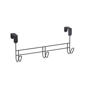Suporte para Porta com 3 Ganchos Black - Arthi Cor Preto