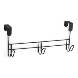 Suporte para Porta com 3 Ganchos Black - Arthi Cor Preto - 5