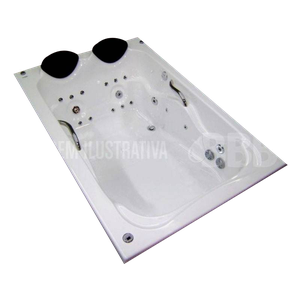 Banheira Dupla Supreme COMPLETA com hidro em acrílico  110V