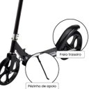 Ver imagem 4 de Patinete Juvenil Adolescente com 2 Rodas de 200mm Capacidade 100kg Cinza Importway Bw118 Cz