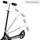 Ver imagem 3 de Patinete Juvenil Adolescente com 2 Rodas de 200mm Capacidade 100kg Cinza Importway Bw118 Cz