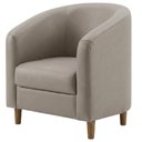 Ver imagem 1 de Poltrona Decorativa Aura Pes Madeira Courino Tcs 726 Moll