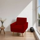 Ver imagem 6 de Poltrona Panamá Ergonomica Veludo D26 - Meu Estofado:marrom Cookiee