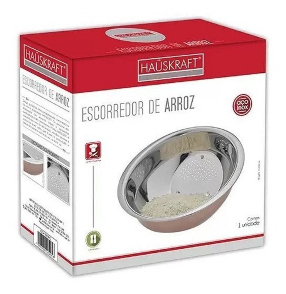 Escorredor de Arroz Inox 25cm Rose Gold Esca-003rg - 3