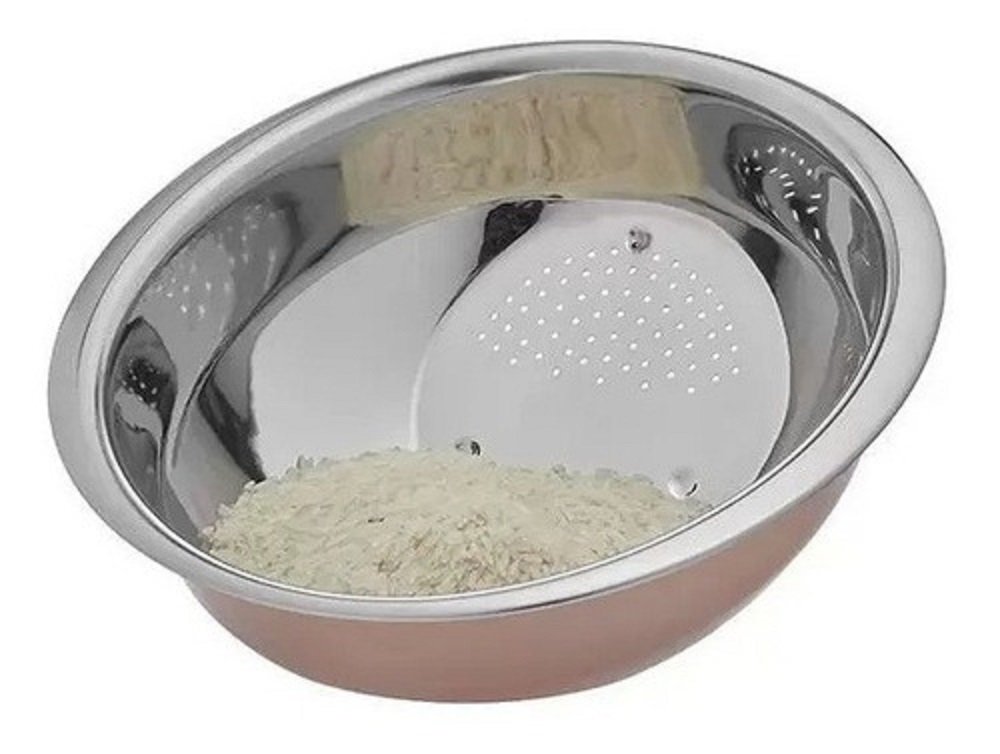 Escorredor de Arroz Inox 25cm Rose Gold Esca-003rg - 2