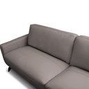 Ver imagem 7 de Sofá Decorativo Thalia 3 Lugares Sala de Estar 240cm Pés em Aço Couro Avelã G88 - Gran Belo