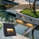 Ver imagem 6 de Balizador Parede Embutir Preto Externo Quadrado Led Lup51