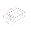 Ver imagem 3 de Mesa de Centro Marsh para Recepção Sala Ripado Fendi/ Naturale