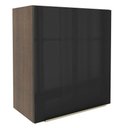 Ver imagem 1 de Armário Aéreo Madesa Lux 60cm 1 Porta Rustic e Preto