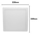 Ver imagem 5 de Kit 5 Painel Led Sobrepor Teto 18w 4000k Br Cristallux