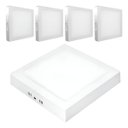 Ver imagem 1 de Kit 5 Painel Led Sobrepor Teto 18w 4000k Br Cristallux