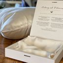 Ver imagem 5 de Fronha de Seda Pura Mulberry 0,50 X 0,70 Blue Gardenia