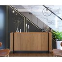 Ver imagem 1 de Buffet 4 portas Copacabana Colibri Móveis - Freijó / Preto Fosco