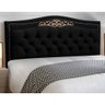 Cabeceira e Calçadeira Baú Cama Box Casal Queen Size Belize 160cm Suede Preto - Desk Design - 2