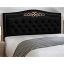 Ver imagem 2 de Cabeceira e Calçadeira Baú Cama Box Casal Queen Size Belize 160cm Suede Preto - Desk Design