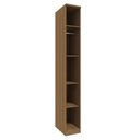 Ver imagem 2 de Guarda Roupa Modulado 01 Porta 32cm com Prateleira Setiba Móveis Rimo - Jequitibá/Carvalho