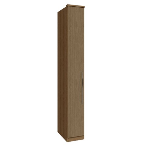 Guarda Roupa Modulado 01 Porta 32cm com Prateleira Setiba Móveis Rimo - Jequitibá/Carvalho