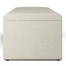 Calçadeira Recamier Baú Para Cama De Casal King Dália 195x50 cm W01 Linho Champagne - Lyam Lyam Deco - 7
