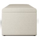 Ver imagem 7 de Calçadeira Recamier Baú Para Cama De Casal King Dália 195x50 cm W01 Linho Champagne - Lyam Lyam Deco