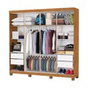 Ver imagem 3 de Guarda Roupa 8 Portas Espelho Central Gran Prime-grand Line