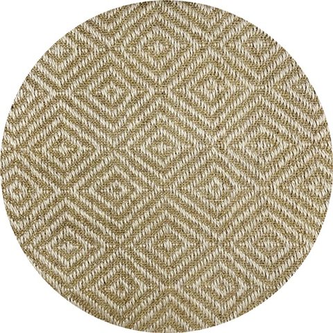Tapete Sisal 100 Redondo Diamante