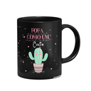 Ver imagem 2 de Caneca Divertida - Fofa como Um Cactos - Preta