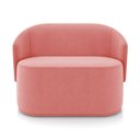 Ver imagem 4 de Sofá 2 Lugares Namoradeira Orgânica para Sala Malu Suede Rosê M11 - D’Rossi