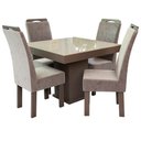 Ver imagem 2 de Conjunto Mesa Quadrada New Nevada com 4 Cadeiras Talismã