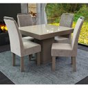Ver imagem 1 de Conjunto Mesa Quadrada New Nevada com 4 Cadeiras Talismã