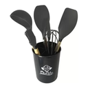 Ver mais imagens de Kit Utensílios de Cozinha Restaurante Silicone Domésticos:cinza