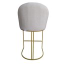 Ver imagem 5 de Banqueta King Base de Ferro Linho Bege D'classe Decor