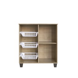 Balcão com Fruteira 1 Porta Mu1000.001 Dakar/branco Brilho Delmarco - 4