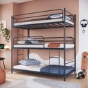 Ver imagem 1 de Treliche de Solteiro em Ferro Jack:cinza Escuro