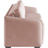 Sofá Cama para Sala de Estar 2 Lugares 176cm Montserrat K01 Veludo Rosê - Lyam Decor - 7