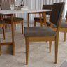 Conjunto para Sala de Jantar Tampo Oval 170cm com 6 Cadeiras Madeira Maciça Miami - 5