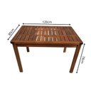 Ver imagem 2 de Mesa Externa em Madeira Maciça Ember Marrom