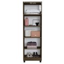 Ver imagem 3 de Armario Multiuso Sparta com 2 Portas e Chaves Imbuia/off White