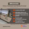 Cozinha Modulada 271,5cm Completa 7 Peças com Cristaleira 12 Portas 5 Gavetas Connect Henn - Duna/cr - 2
