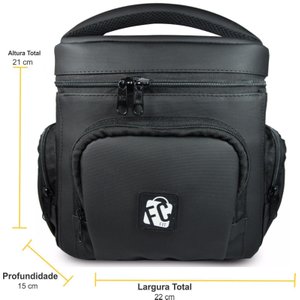 Bolsa Térmica Fitness Master Marmita Preto Preto Lancheira