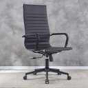 Ver imagem 1 de Cadeira de Escritório Diretor Relax Courino Base Preta Cor:preto