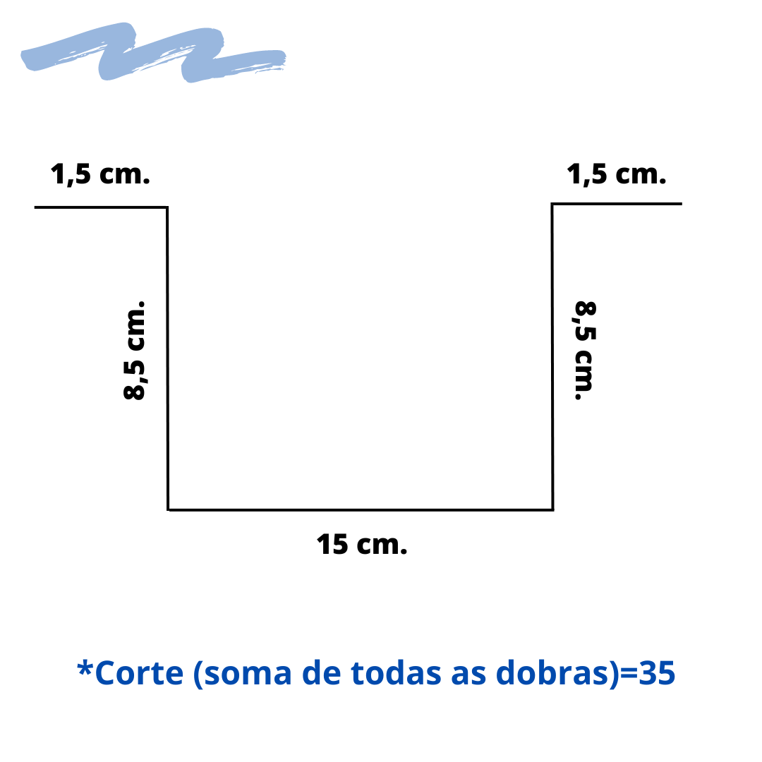 Kit Calha Telhado Cocho Divisa Platibanda 2 Mts Galvanizada Galvocalhas Calha Galvanizada Saída Redo - 3