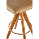 Ver imagem 3 de Banqueta Giratória Alta Bancada Cozinha Couríssimo Madeira