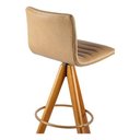 Ver imagem 6 de Banqueta Giratória Alta Bancada Cozinha Couríssimo Madeira