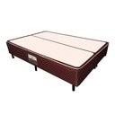 Ver imagem 1 de Cama Box Base Queen Poli Tecido Brown (158x198x27) - Castor