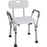 Cadeira para Banho com Encosto e Apoio de Braço D3 Dellamed - 1