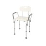 Cadeira para Banho com Encosto e Apoio de Braço D3 Dellamed - 3