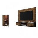 Ver imagem 2 de Conjunto Painel Âmbar para TV até 65 Polegadas e Cristaleira Scala Pés de Metal Móveis Bechara