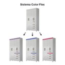 Ver imagem 7 de Guarda Roupa Sobral 110cm 4 Portas Branco Flex Moval